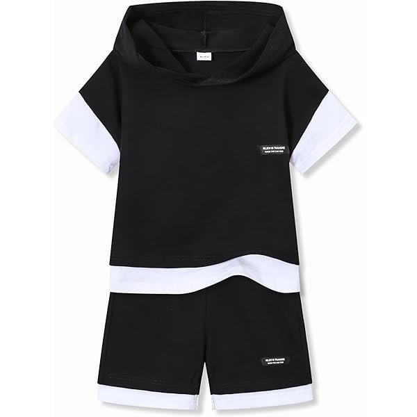Toddler Boys Summer Clothes Short Sleeve Top and Casual Shorts 2-Piece Kids Comfy Outfits Boys Sets Size 6-12 Years